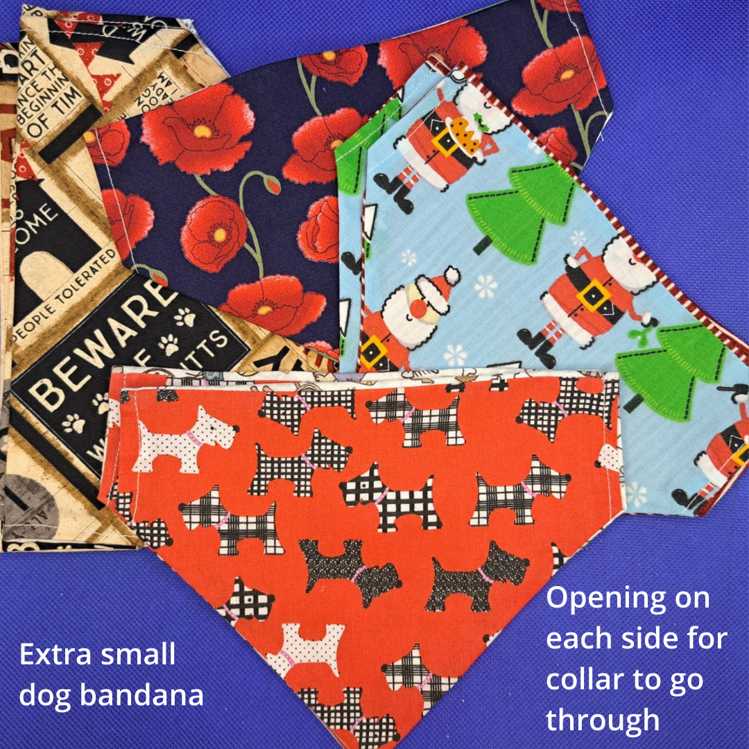 Dog Bandanas (Extra Small)