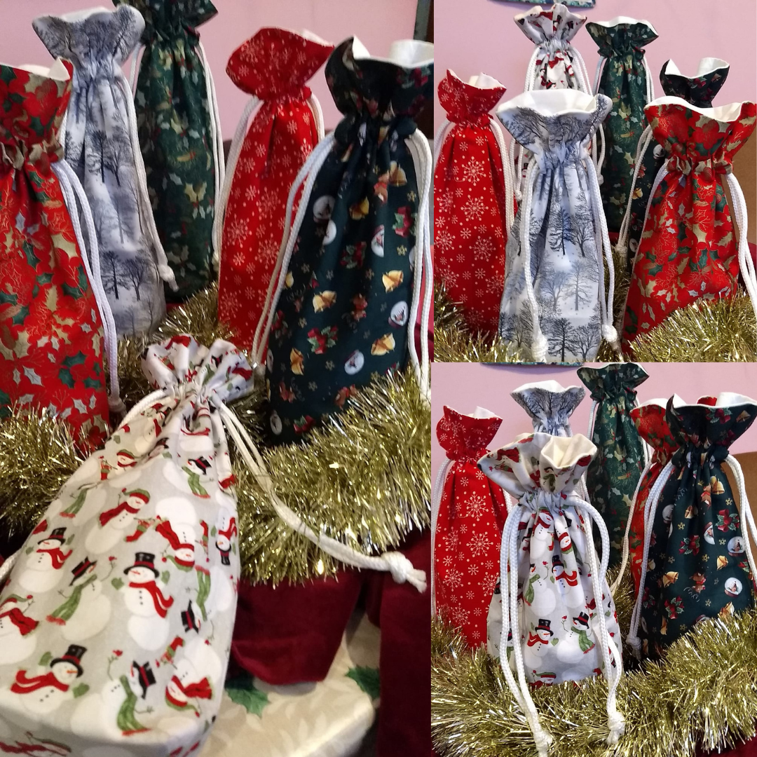 Festive Bottle Bags