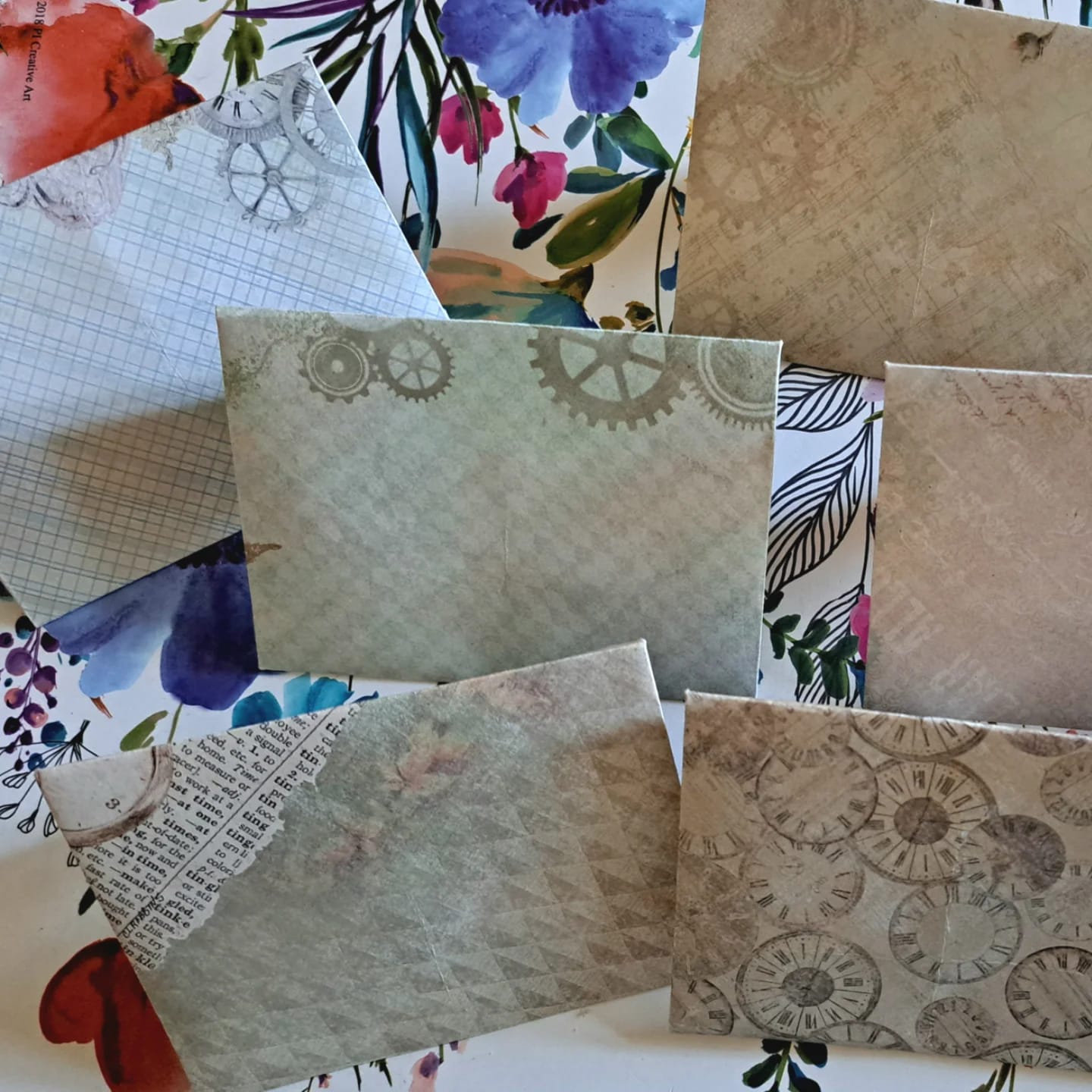 Handmade Decorative Mini Envelopes - Pack of 4